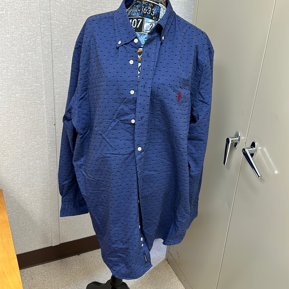 Polo Long Sleeve Button up Shirt